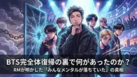 BTS完全体復帰の裏で何があったのか？RMが明かした「みんなメンタルが落ちていた」の真相