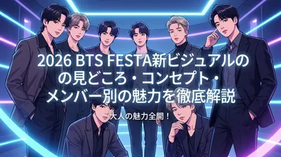 2026 BTS FESTA新ビジュアルの見どころ・コンセプト・メンバー別の魅力を徹底解説