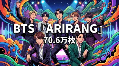 BTS『ARIRANG』70.6万枚の意味とは？Billboard JAPAN上半期チャート2冠達成の快挙を徹底解説