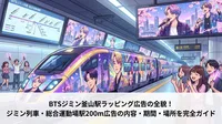 BTSジミン釜山駅ラッピング広告の全貌！ジミン列車・総合運動場駅200m広告の内容・期間・場所を完全ガイド