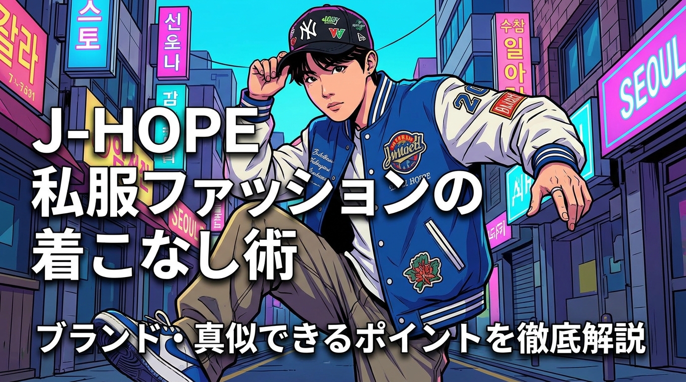 J-HOPE 私服ファッションの着こなし術・ブランド・真似できるポイントを徹底解説