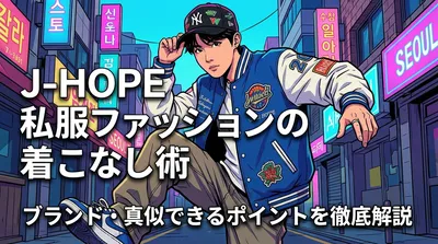 J-HOPE 私服ファッションの着こなし術・ブランド・真似できるポイントを徹底解説