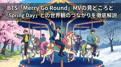 BTS「Merry Go Round」MVの見どころと「Spring Day」との世界観のつながりを徹底解説