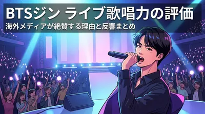BTSジン ライブ歌唱力の評価|海外メディアが絶賛する理由と反響まとめ