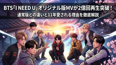 BTS「I NEED U」オリジナル版MVが2億回再生突破！通常版との違いと11年愛される理由を徹底解説