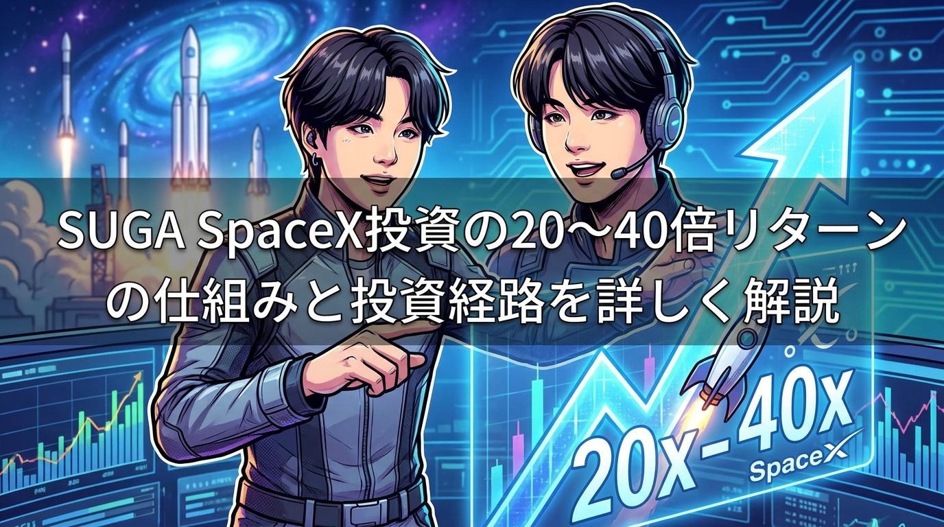 SUGA SpaceX投資の20〜40倍リターンの仕組みと投資経路を詳しく解説