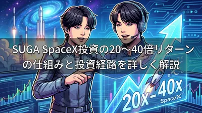 SUGA SpaceX投資の20〜40倍リターンの仕組みと投資経路を詳しく解説
