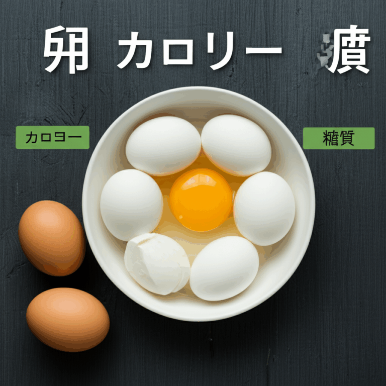 たまご(卵,,全卵,玉子,生卵)のカロリーは高い?低い?糖質や栄養素を徹底解説!