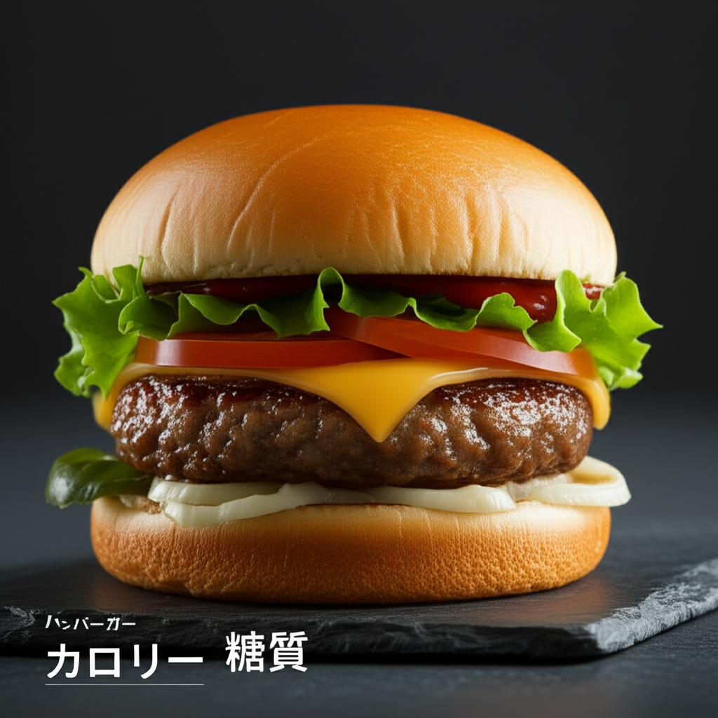 ハンバーガーのカロリーは？糖質や栄養素を徹底分析