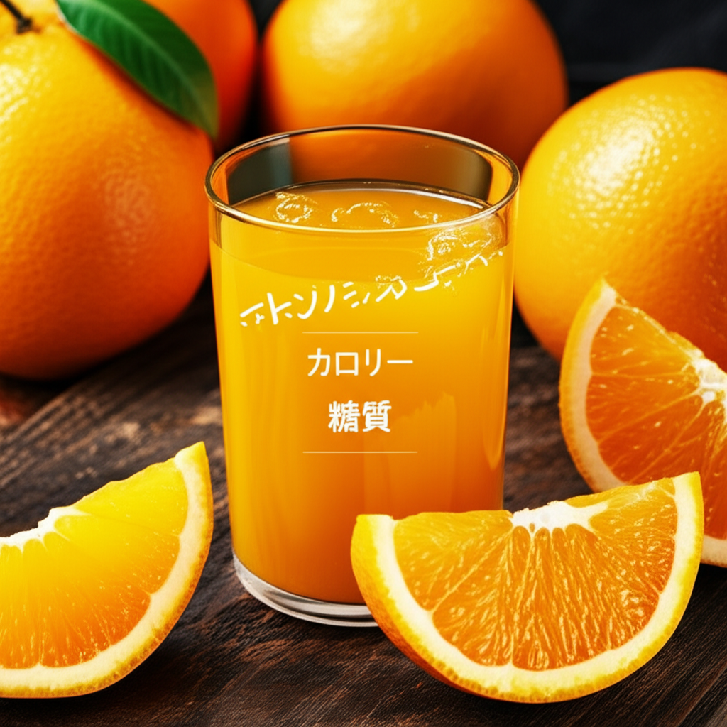 オレンジジュースのカロリーは？糖質などの栄養素も徹底分析