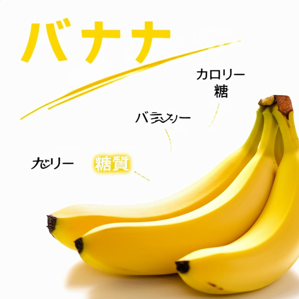 忙しい会社員のためのバナナの栄養完全ガイド - カロリーと糖質を徹底分析