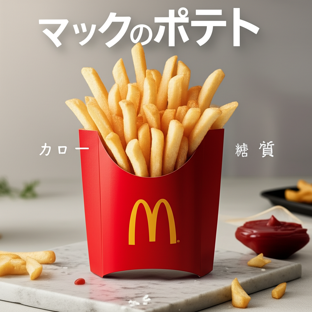 マックのポテトのカロリーは？糖質などの栄養素を徹底分析