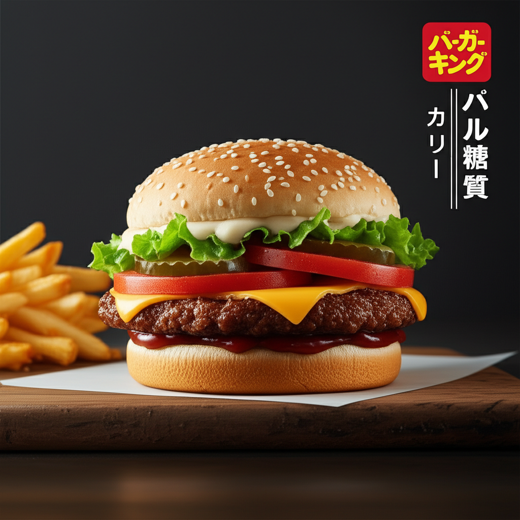 バーガーキングのカロリーは？糖質などの栄養素を徹底分析