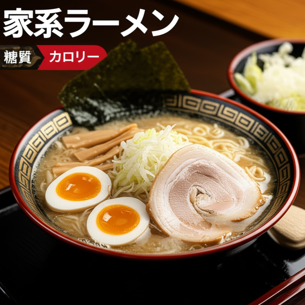 家系ラーメンのカロリーは？糖質などの栄養素を徹底分析