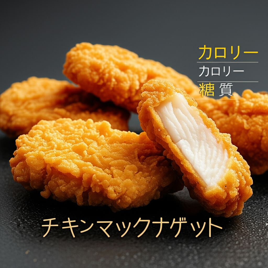 チキンマックナゲットのカロリーは高い？低い？糖質などの栄養素も徹底分析