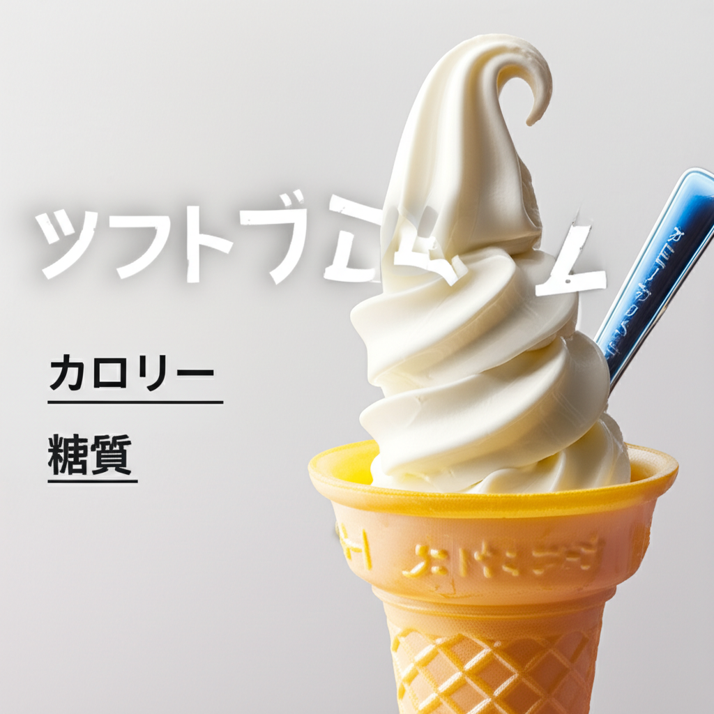 ソフトクリームのカロリーは高い？低い？糖質などの栄養素も徹底解説