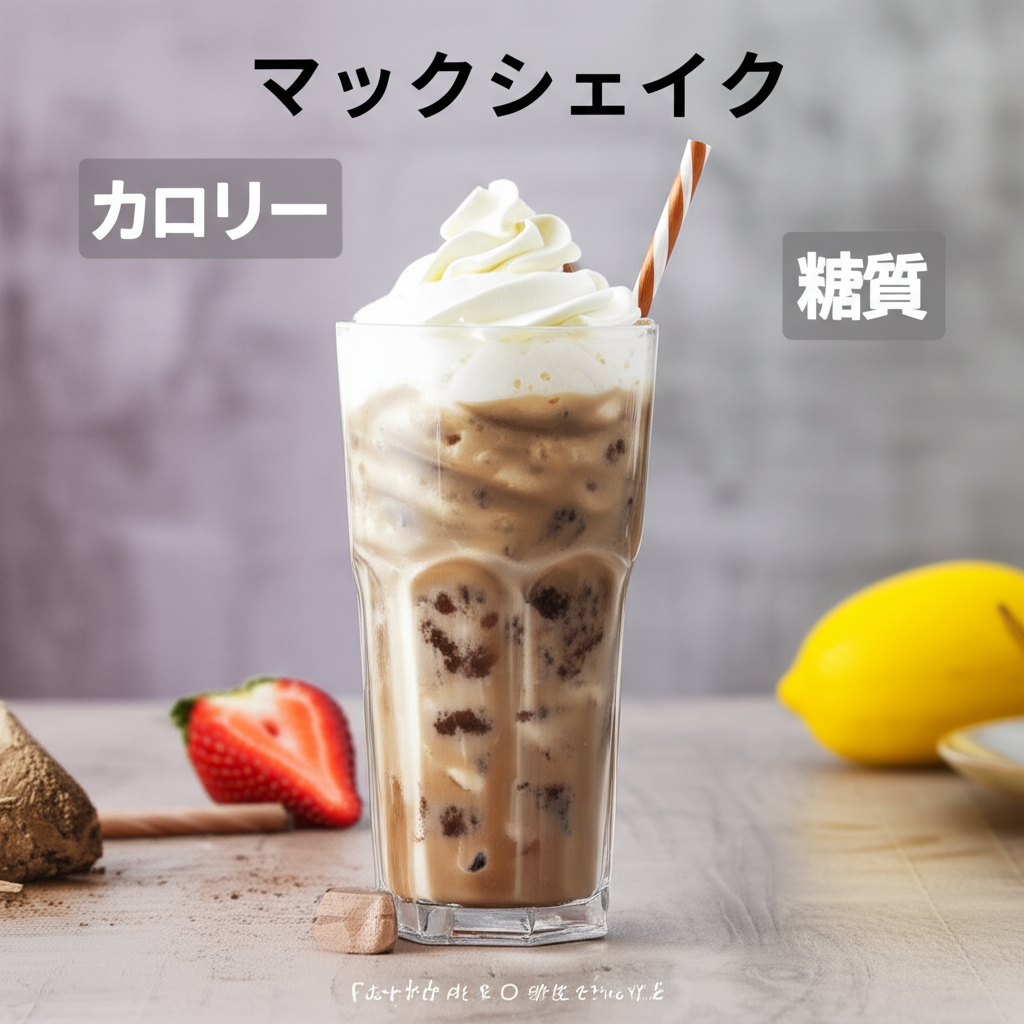 マックシェイクのカロリーは高い？低い？糖質などの栄養素を徹底分析