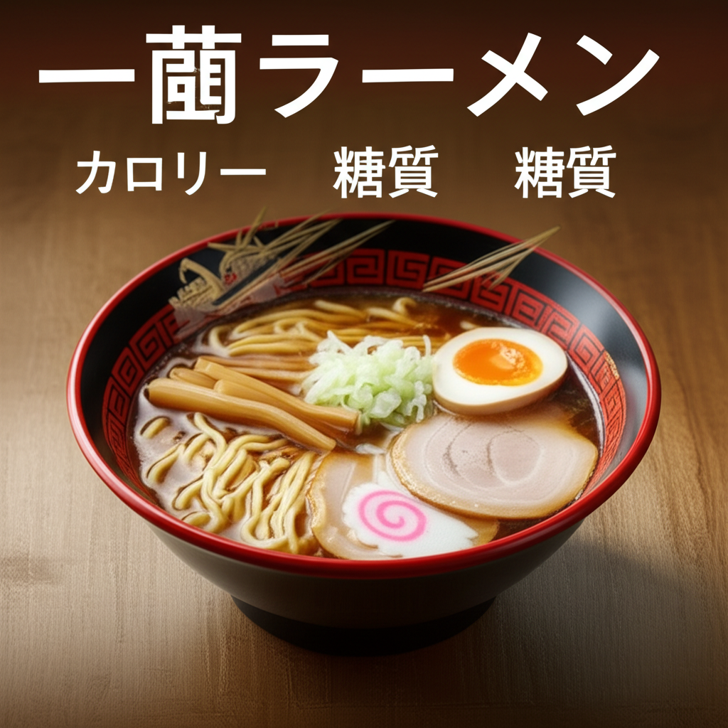 一蘭ラーメンのカロリーは高い？低い？糖質などの栄養素を徹底分析