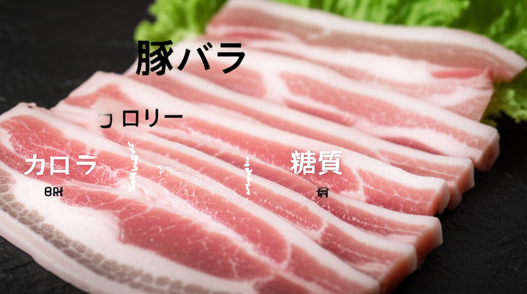 豚バラのカロリーは高い？低い？糖質などの栄養素も徹底分析