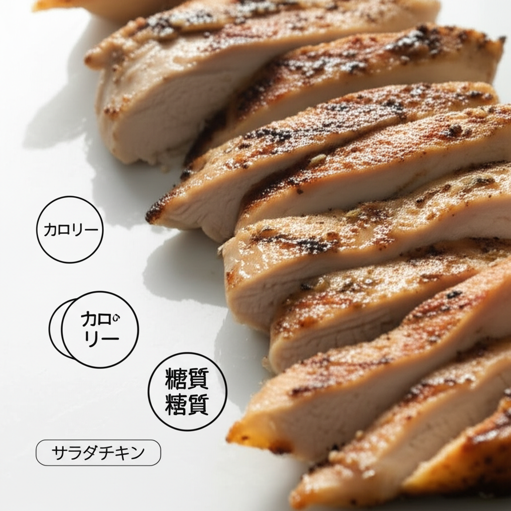 サラダチキンのカロリーは高い？低い？糖質などの栄養素を徹底分析