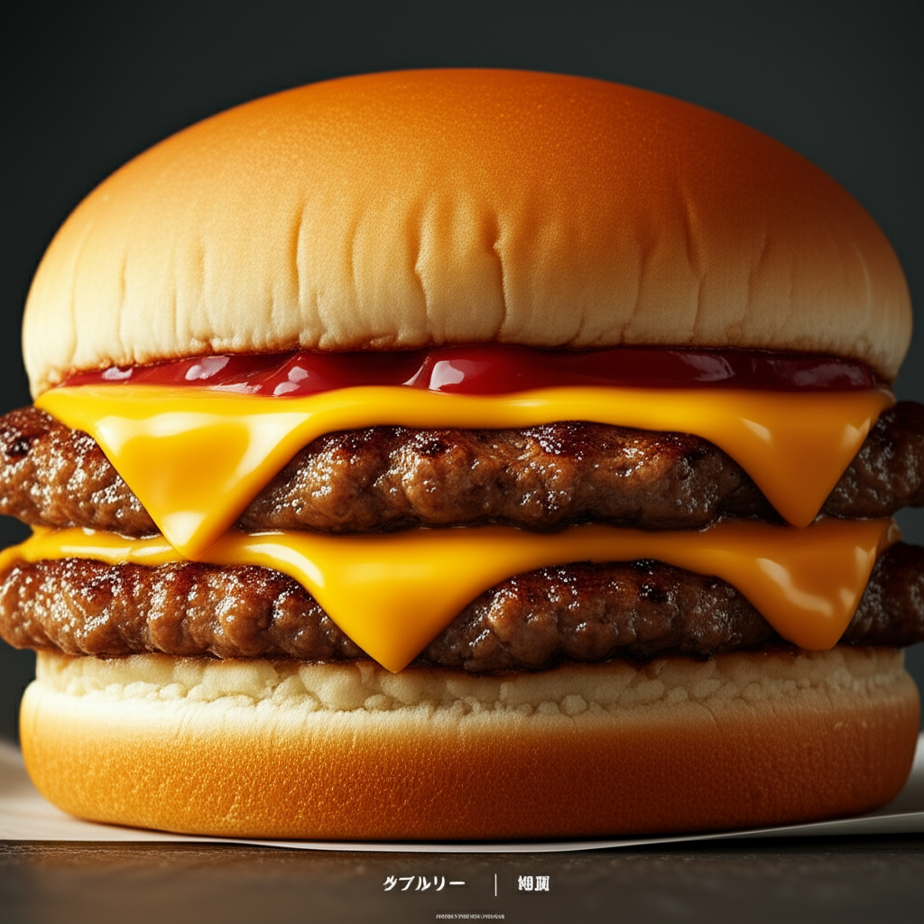 ダブルチーズバーガーのカロリーは高い？低い？糖質などの栄養素を徹底分析