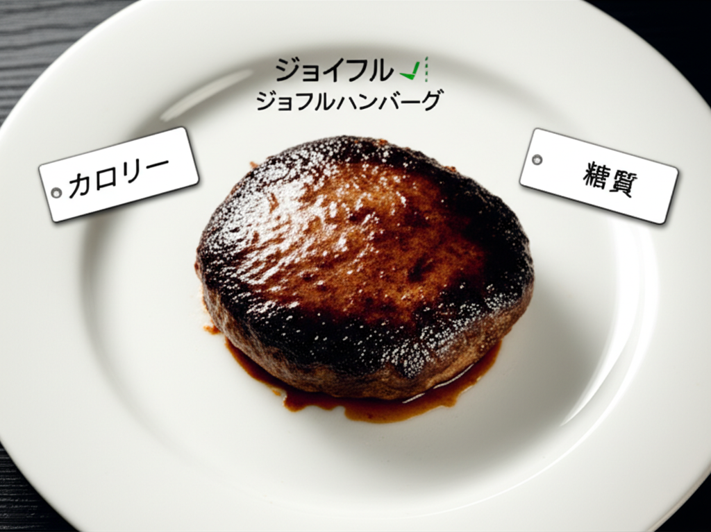ジョイフルハンバーグのカロリーは高い？低い？糖質などの栄養素を徹底解説