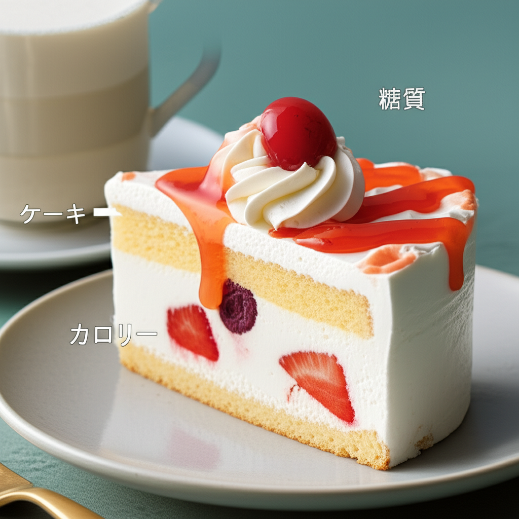 ケーキのカロリーは高い？低い？糖質などの栄養素も徹底分析