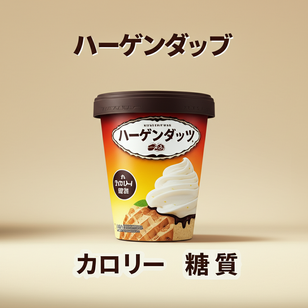 ハーゲンダッツのカロリーは高い？低い？糖質などの栄養素を徹底分析