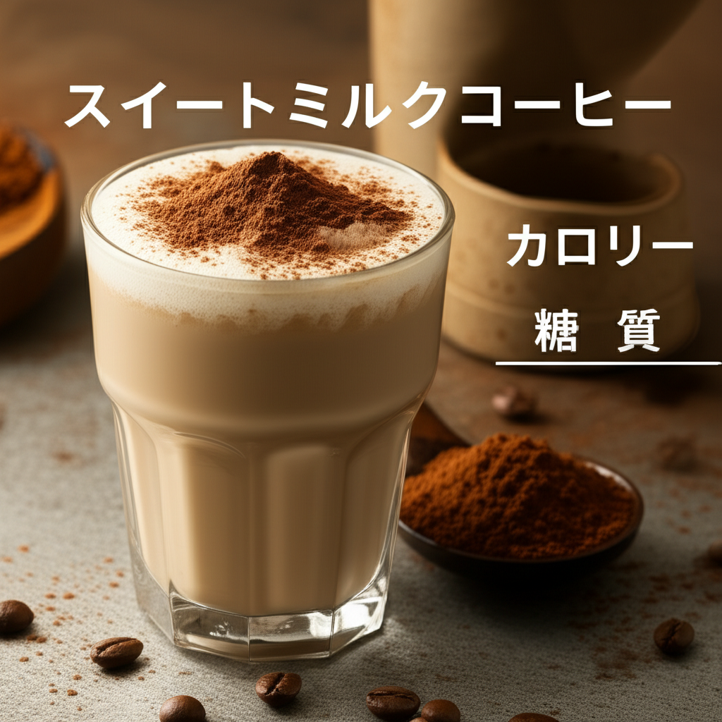 スイートミルクコーヒーのカロリーは高い？低い？糖質などの栄養素も完全分析