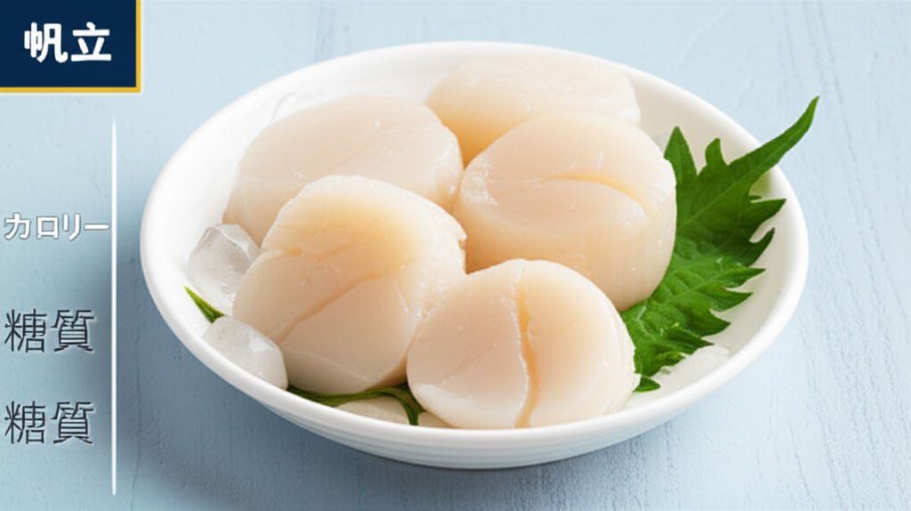 帆立のカロリーは高い？低い？糖質などの栄養素を徹底分析
