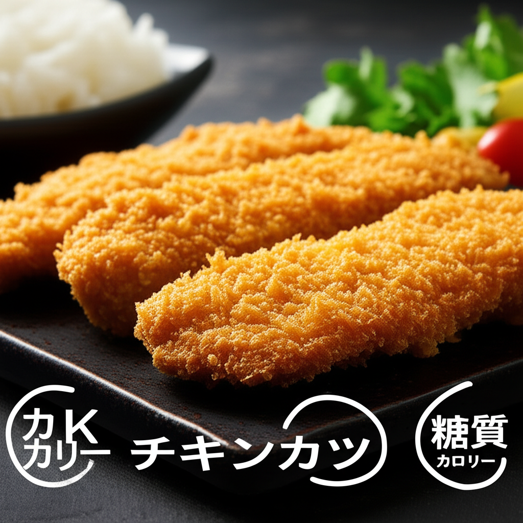 チキンカツのカロリーは高い？低い？糖質などの栄養素を徹底解析