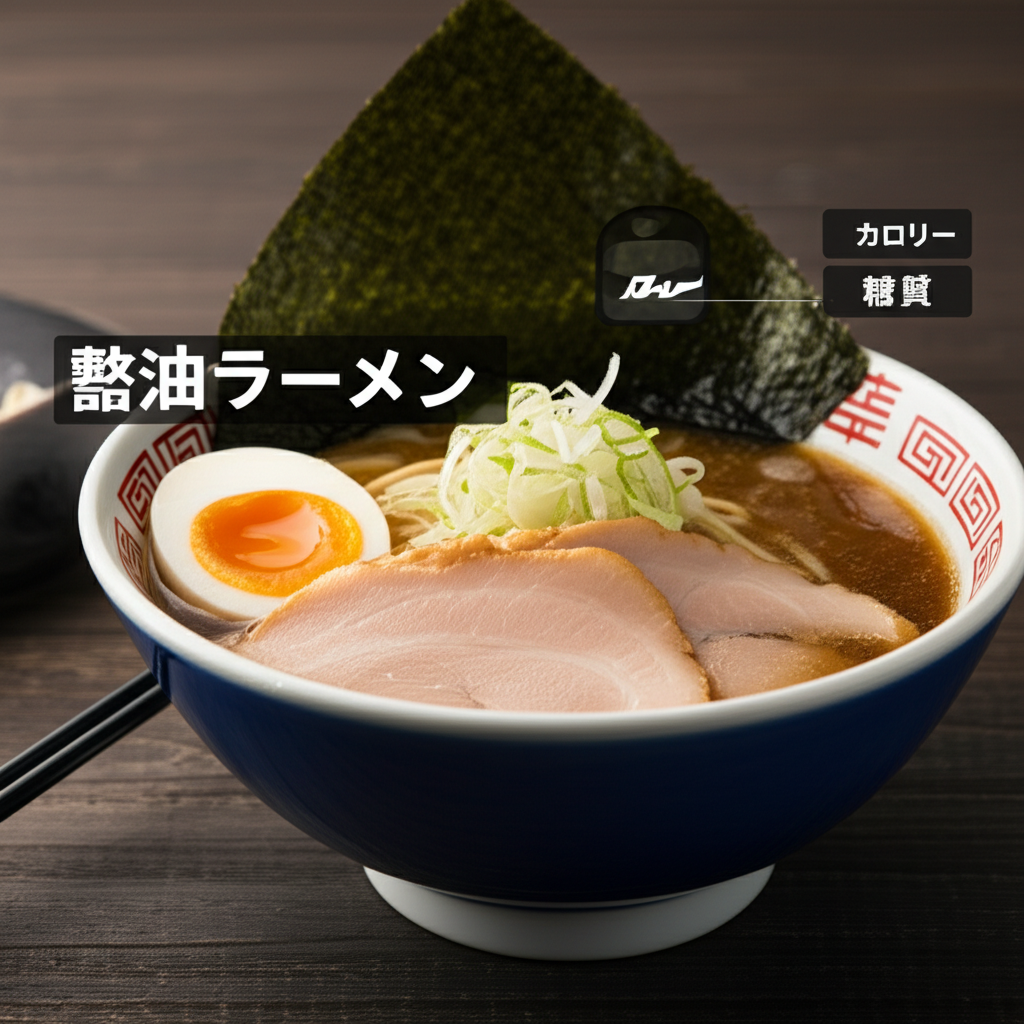 醤油ラーメンのカロリーは高い？低い？糖質などの栄養素を徹底分析
