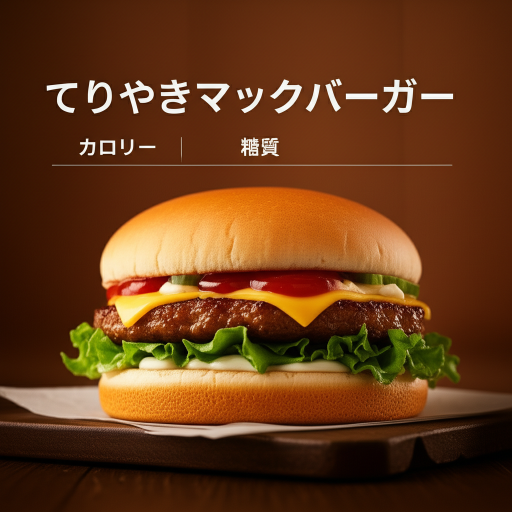 てりやきマックバーガーのカロリーは高い？低い？糖質などの栄養素を完全解剖