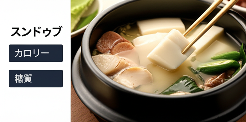 スンドゥブのカロリーは高い？低い？糖質などの栄養素も詳細分析