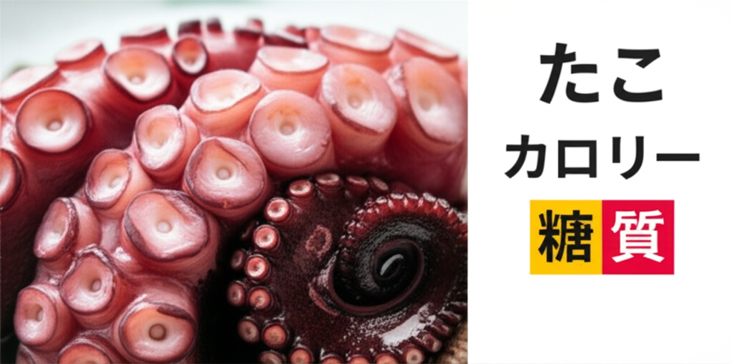 タコのカロリーは高い？低い？糖質などの栄養素を徹底分析！