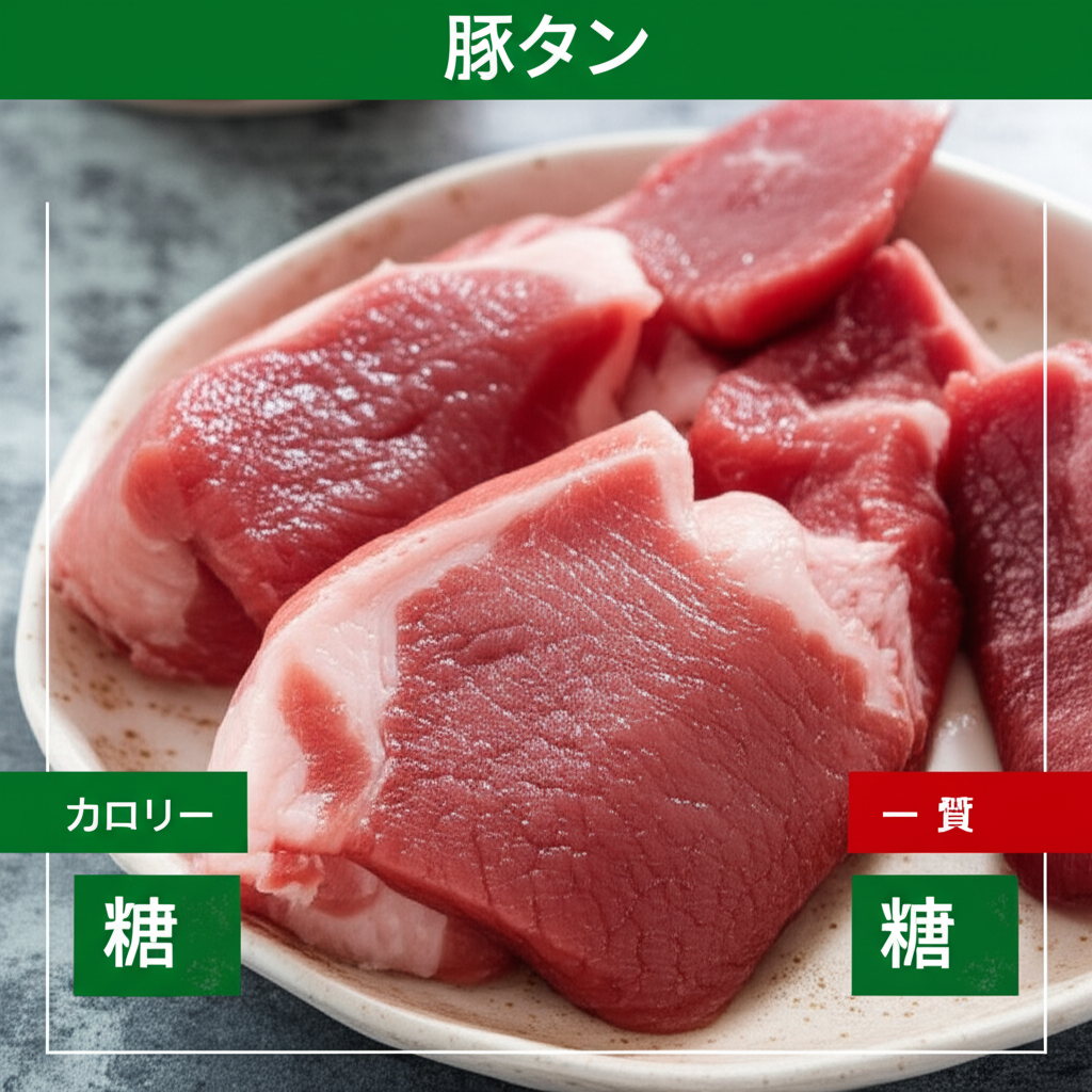 豚タンのカロリーは高い？低い？糖質などの栄養素を徹底分析