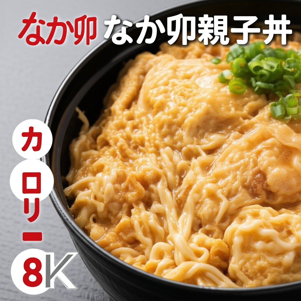 なか卯親子丼のカロリーは高い？低い？糖質などの栄養素を徹底分析