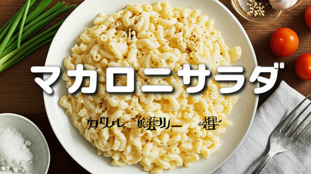 マカロニサラダのカロリーは高い？低い？糖質などの栄養素も徹底分析