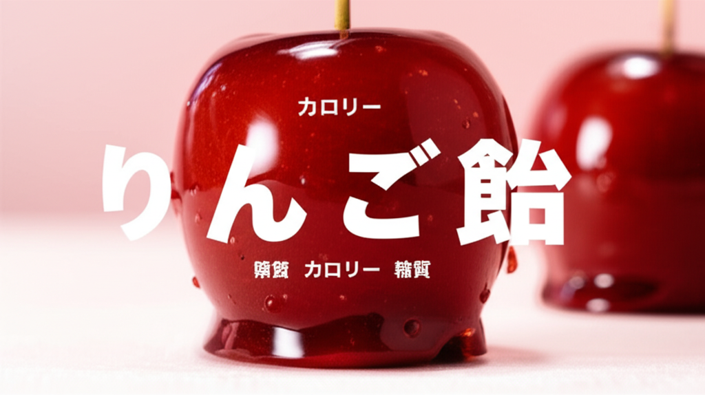 りんご飴のカロリーは高い？低い？糖質などの栄養素も徹底分析