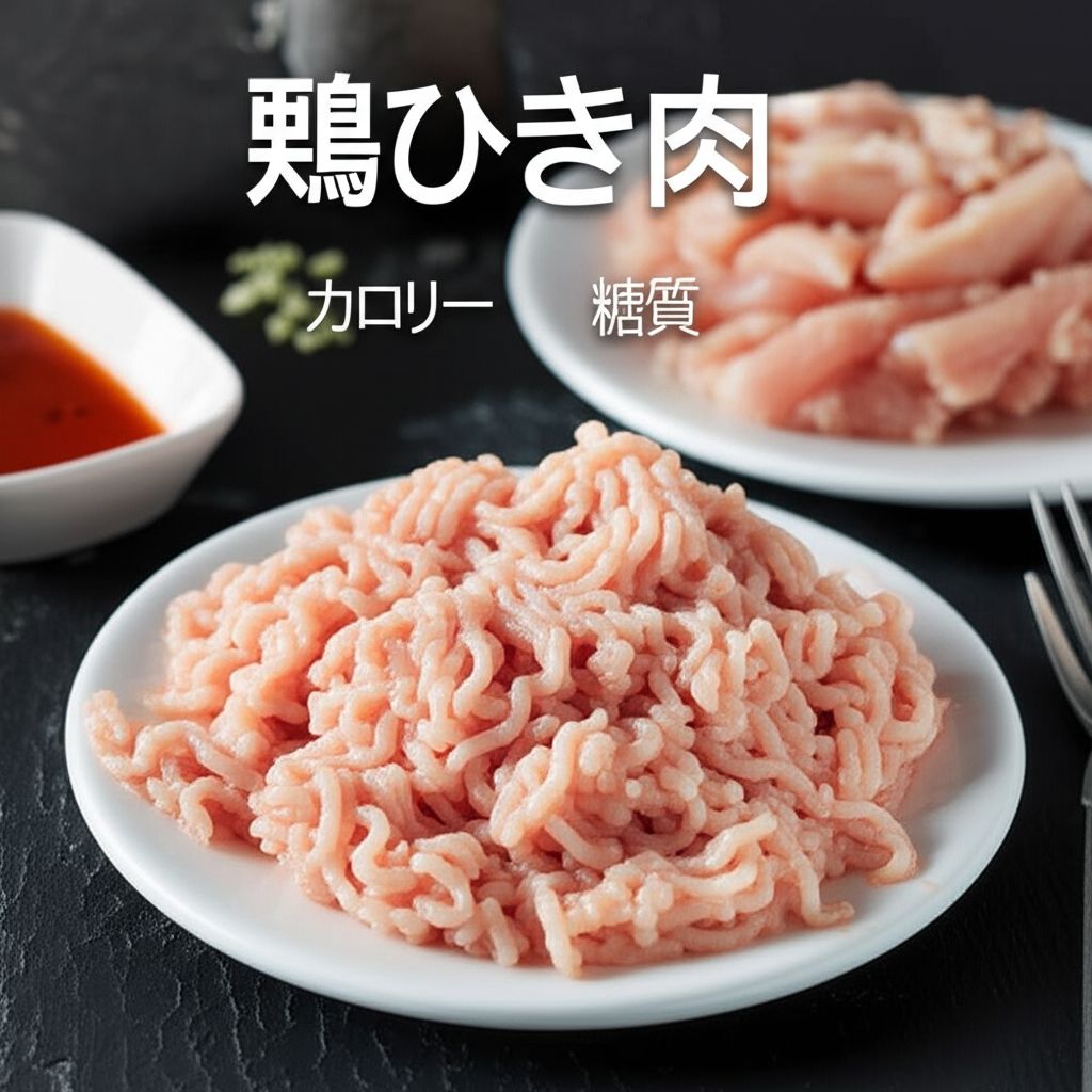 鶏ひき肉のカロリーは高い?低い?糖質などの栄養素も完全解説