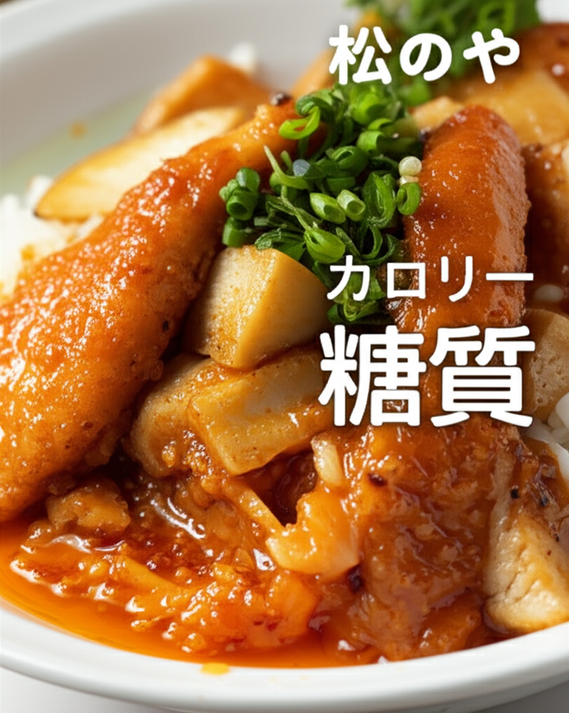 松のやのカロリーは高い？低い？糖質などの栄養素を徹底分析