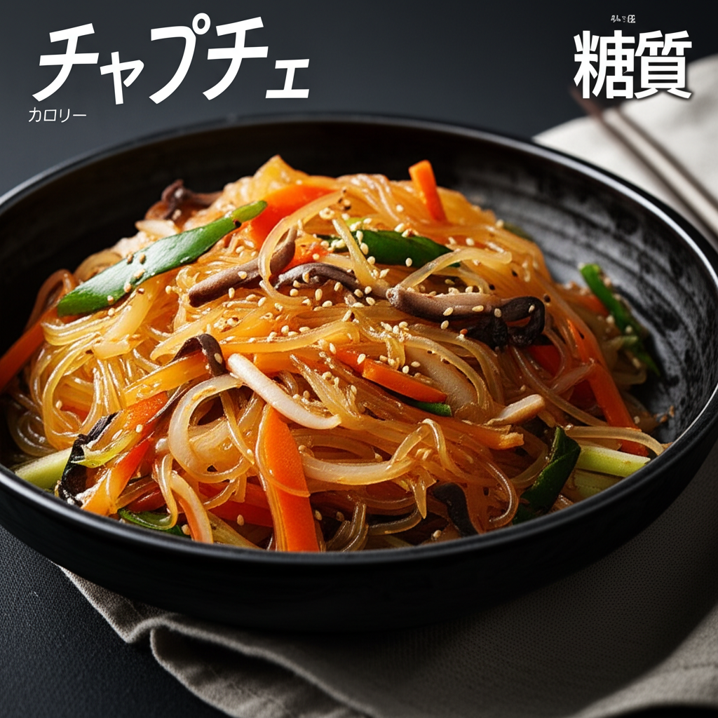 チャプチェのカロリーは高い？低い？糖質などの栄養素を徹底解説