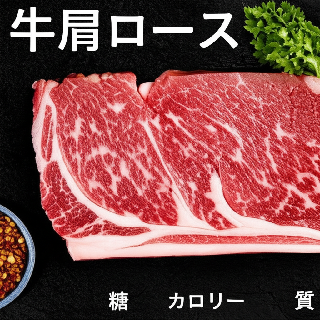 牛肩ロースのカロリーは高い？低い？糖質などの栄養素を徹底分析