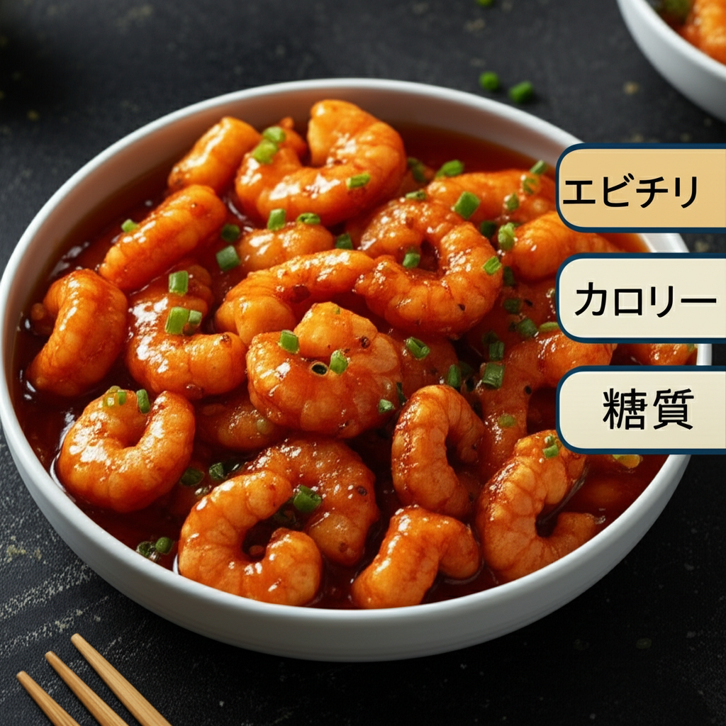 エビチリのカロリーは高い？低い？糖質などの栄養素を徹底分析