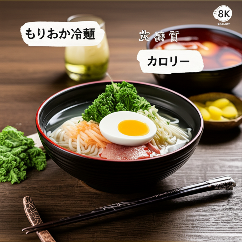 もりおか冷麺のカロリーは高い？低い？糖質などの栄養素を徹底解説