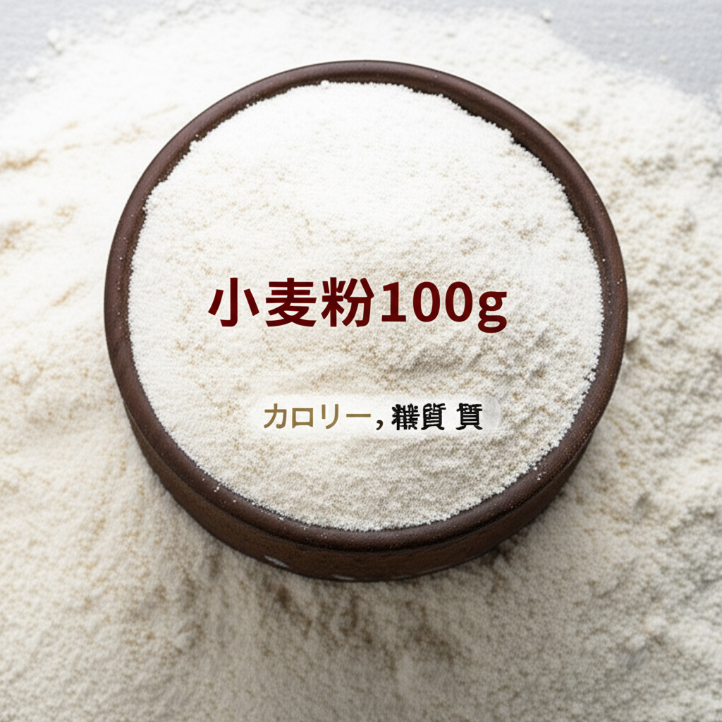 小麦粉100gのカロリーは高い？低い？糖質などの栄養素も徹底分析