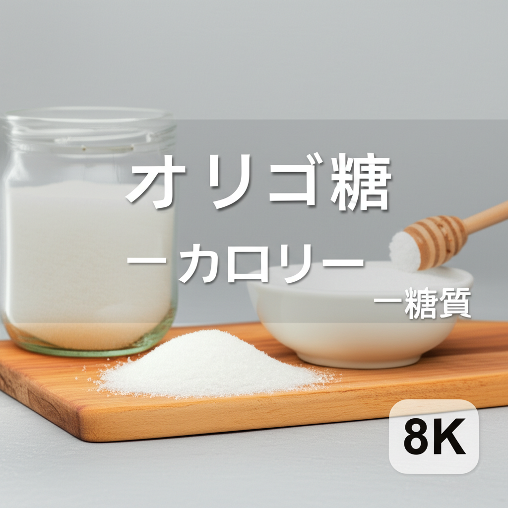 オリゴ糖のカロリーは高い？低い？糖質などの栄養素も徹底分析