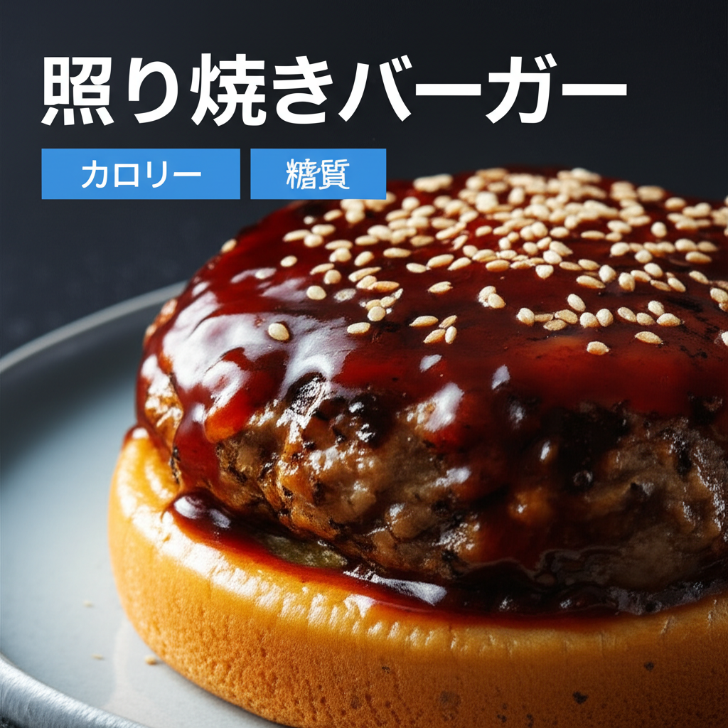 照り焼きバーガーのカロリーは高い？低い？糖質などの栄養素を徹底分析