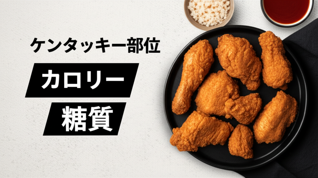 ケンタッキー部位のカロリーは高い？低い？糖質などの栄養素を徹底分析