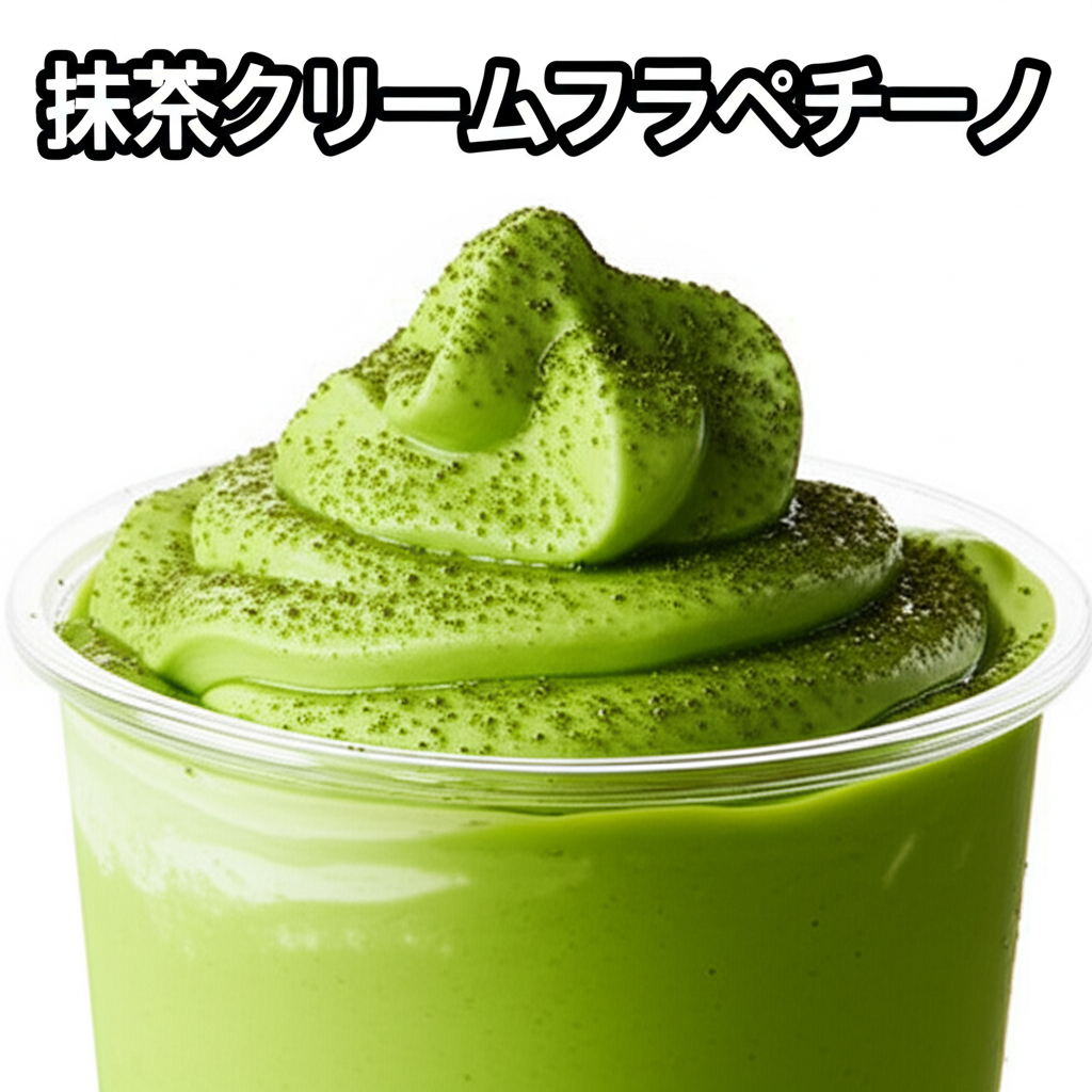 抹茶クリームフラペチーノのカロリーは高い？低い？糖質などの栄養素を徹底解析